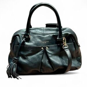 Tignanello back soft leather bag satchel hand bag  plus cross body strap